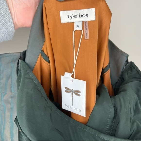 NWT Tyler Boe Green Hooded Jacket Size Medium - Picture 10 of 14